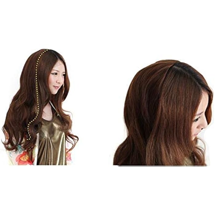 DILLARDS Fashion Elegant Long Straight Wigs For Ladies (Dark Brown) B5007-3 - Image 1